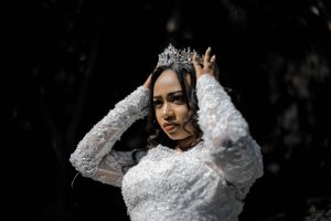 Dato Sri Darren Yaw black background bridal photoshoot